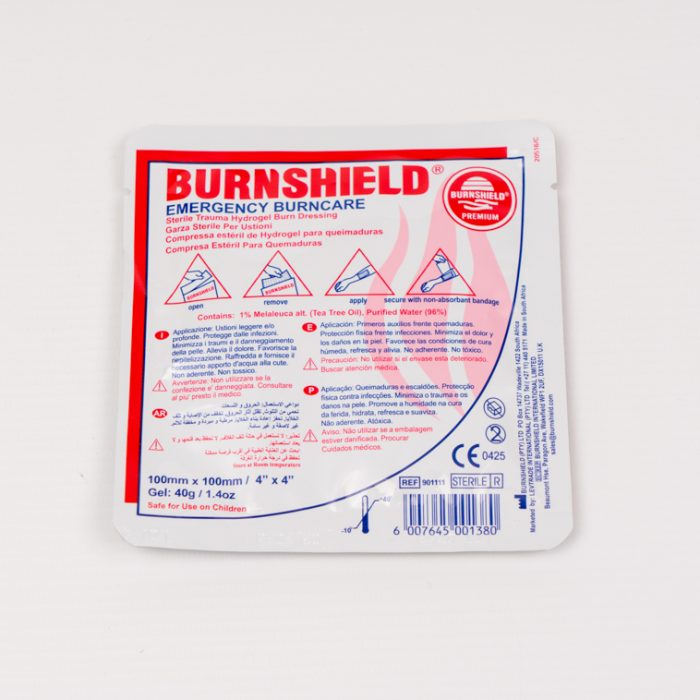 Burnshield brandwonden kompres 10 cm x 10 cm